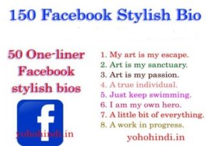 facebook stylish bio