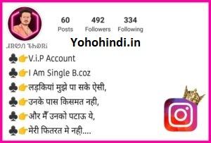 hindi bio for instagram