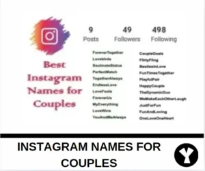 Instagram name for couple