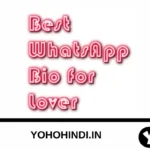 whatsapp bio for lover