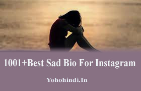 Best Sad Bio For Instagram
