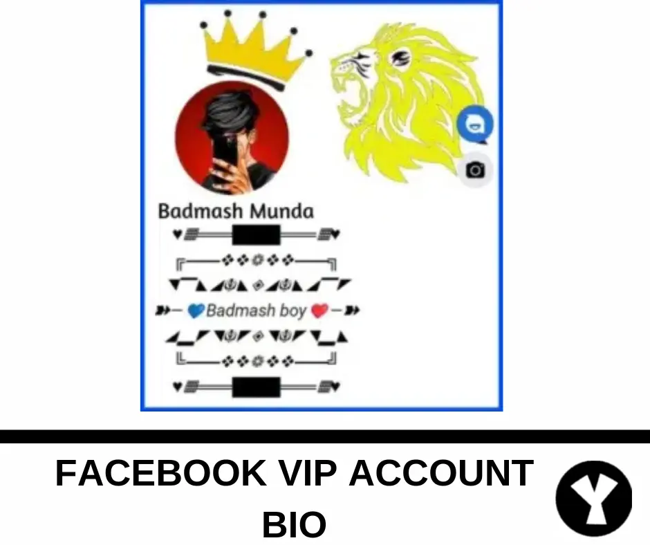 facebook vip bio, facebook vip account bio