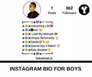 instagram best bio for boys